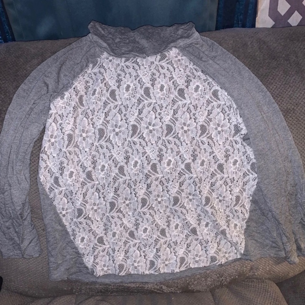 Lace Sweatshirt